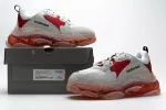  Balenciaga Triple S White Red 544351 W09E1 4552