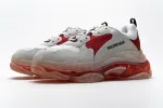  Balenciaga Triple S White Red 544351 W09E1 4552
