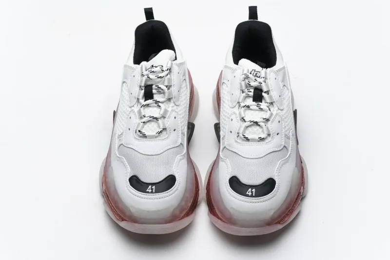  Balenciaga Triple S Milk White Black 0625 W09O1