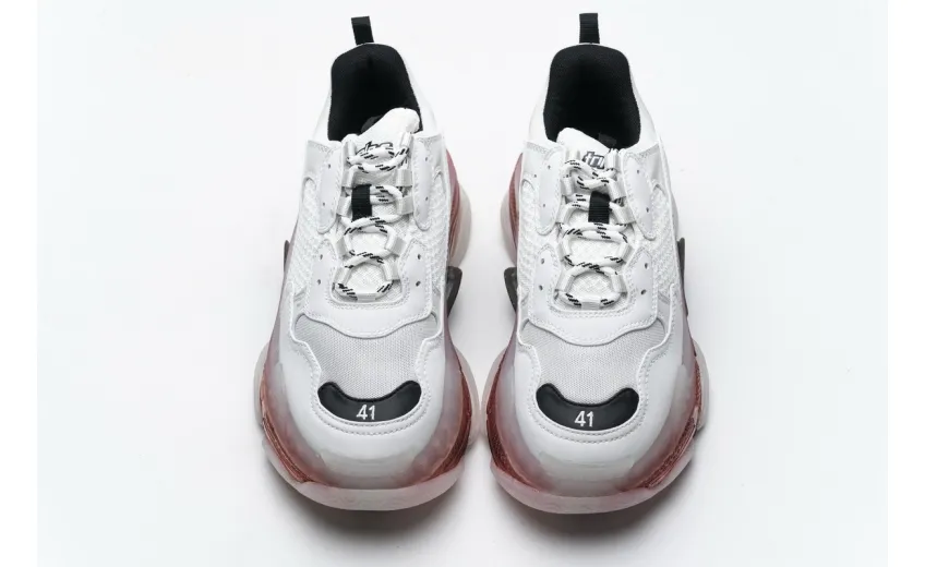  Balenciaga Triple S Milk White Black 0625 W09O1