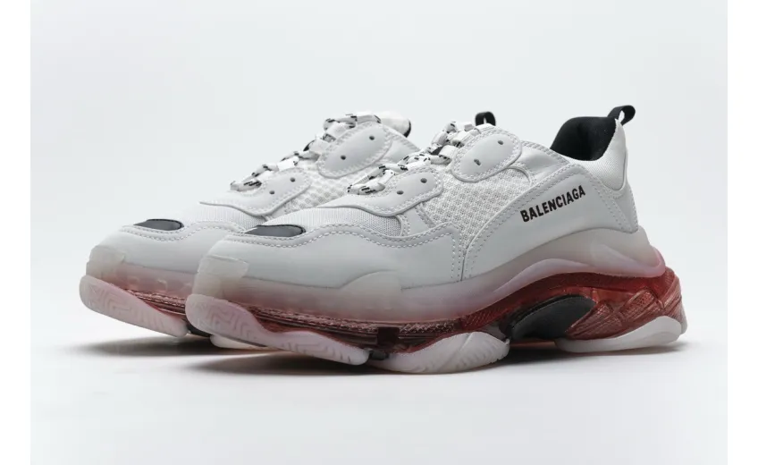  Balenciaga Triple S Milk White Black 0625 W09O1