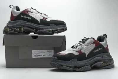  Balenciaga Triple S Black Brown Red 541624 W09O1 2268  01