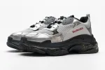  Balenciaga Triple S Black Silver 541624 W09E1 7320 