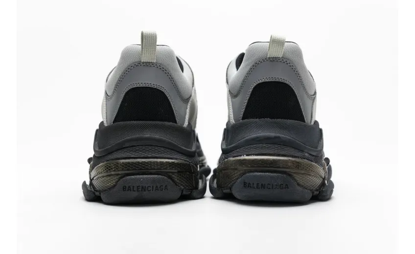  Balenciaga Triple S Black Silver 541624 W09E1 7320 