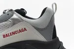 Balenciaga Triple S Black Silver 541624 W09E1 7320 