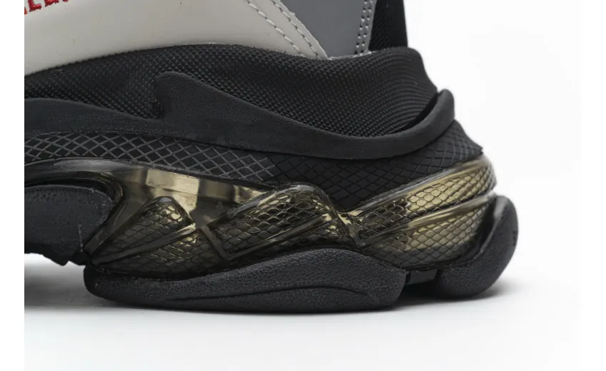  Balenciaga Triple S Black Silver 541624 W09E1 7320 