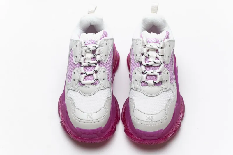  Balenciaga Triple S White Pink 544351 W09O1 2281