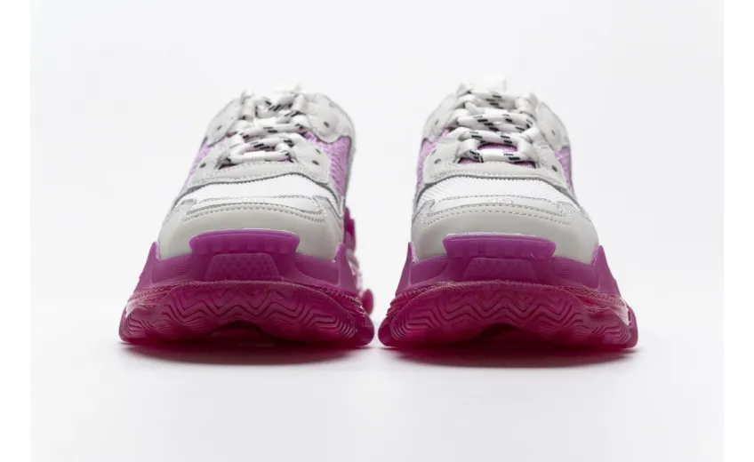 Balenciaga Triple S White Pink 544351 W09O1 2281