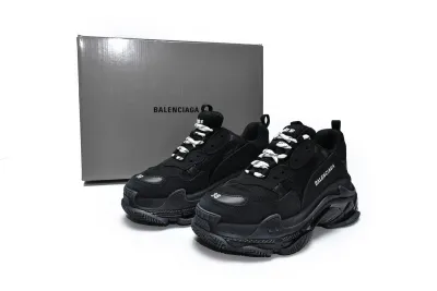  Balenciaga Triple S Black 541624 W09O1 1000  01