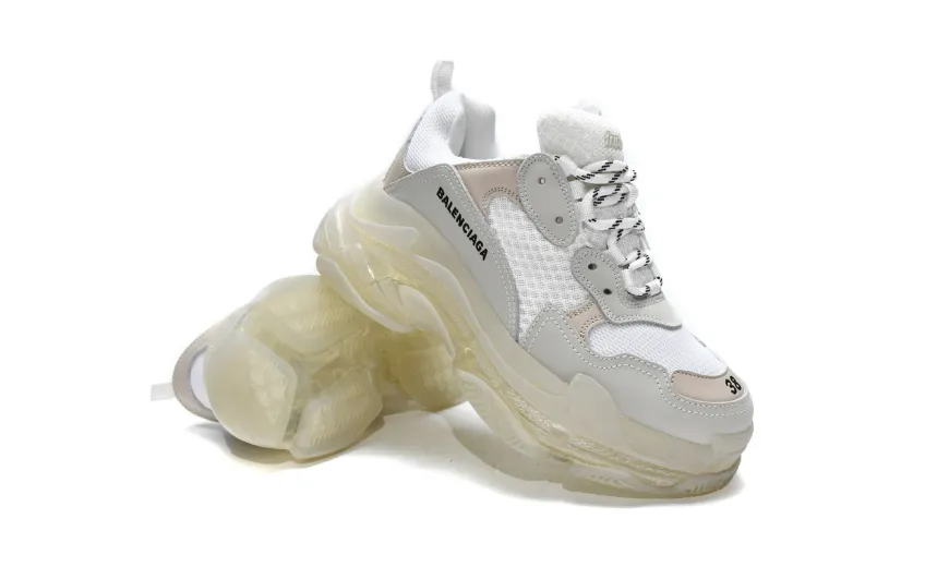  Balenciaga Triple S White 544351 W09E1 9000