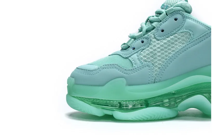  Balenciaga Triple S Aqua 544351 W2GA1 4500