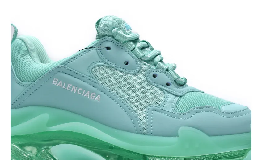  Balenciaga Triple S Aqua 544351 W2GA1 4500