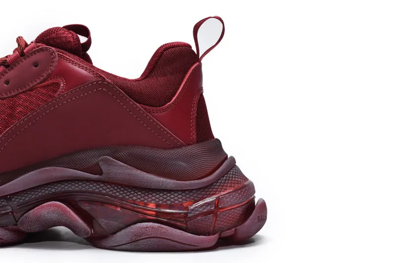  Balenciaga Triple S Red Wine 544351 W06F1 9878