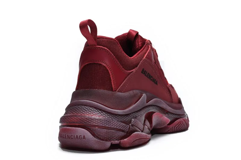  Balenciaga Triple S Red Wine 544351 W06F1 9878