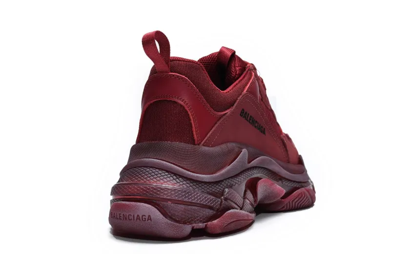  Balenciaga Triple S Red Wine 544351 W06F1 9878