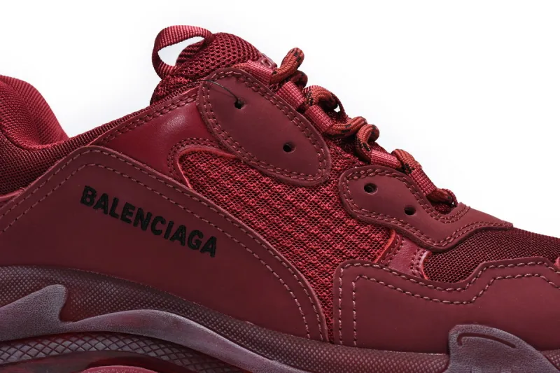  Balenciaga Triple S Red Wine 544351 W06F1 9878