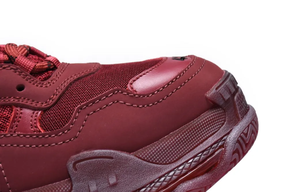  Balenciaga Triple S Red Wine 544351 W06F1 9878