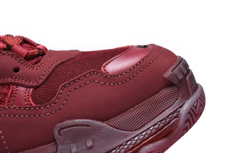  Balenciaga Triple S Red Wine 544351 W06F1 9878