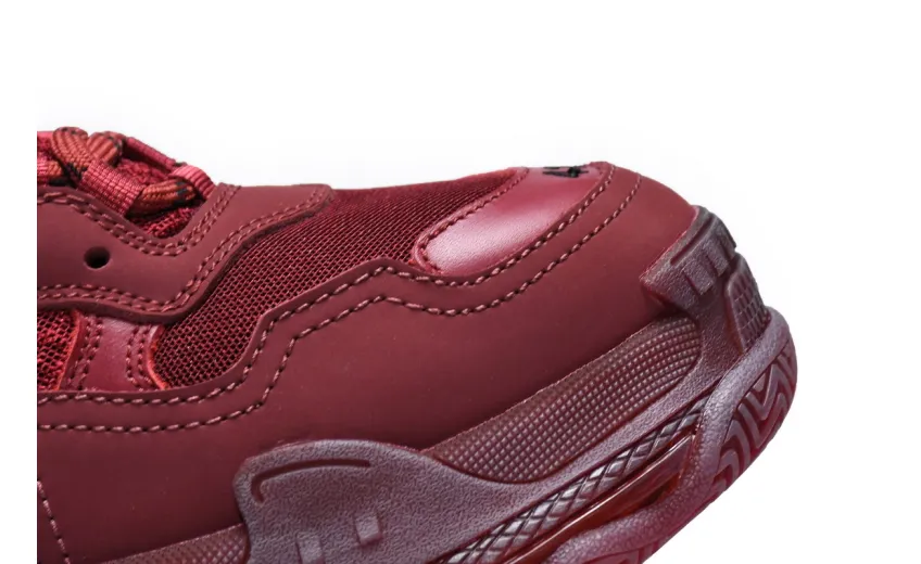  Balenciaga Triple S Red Wine 544351 W06F1 9878