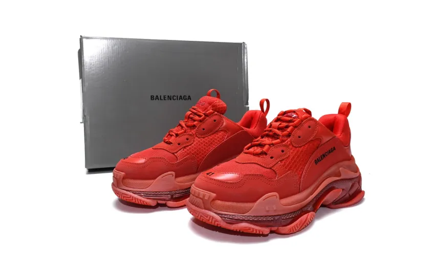  Balenciaga Triple S Dark Red 541624 W09O1 6500