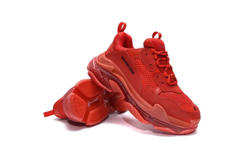  Balenciaga Triple S Dark Red 541624 W09O1 6500