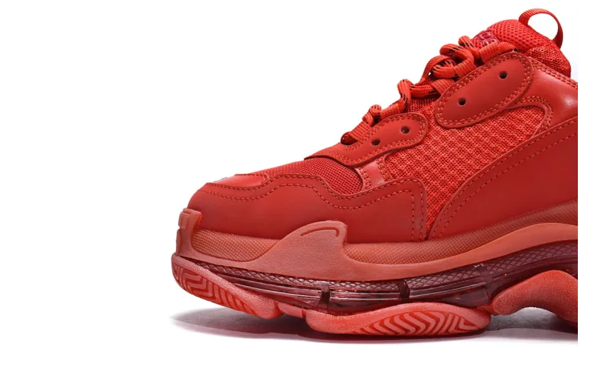  Balenciaga Triple S Dark Red 541624 W09O1 6500