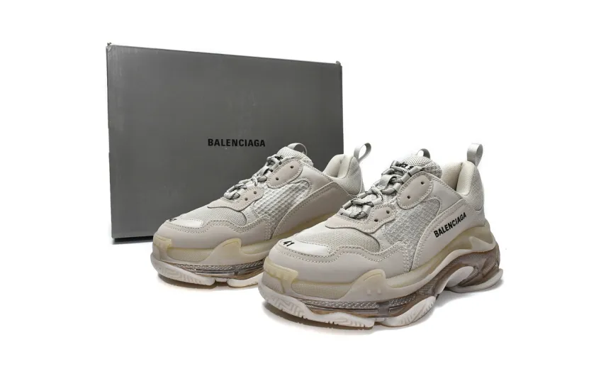  Balenciaga Triple S Oatmeal 544351 W09O1 9005