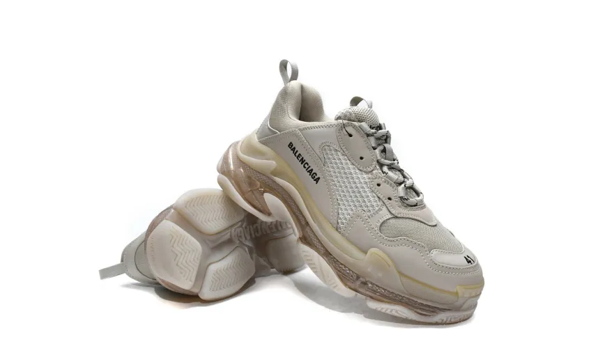  Balenciaga Triple S Oatmeal 544351 W09O1 9005