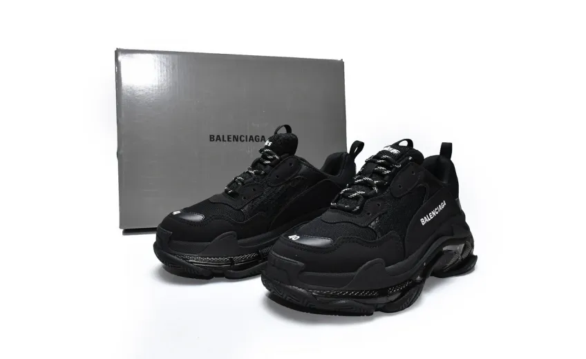  Balenciaga Triple S Black 541624 W2FB1 1000
