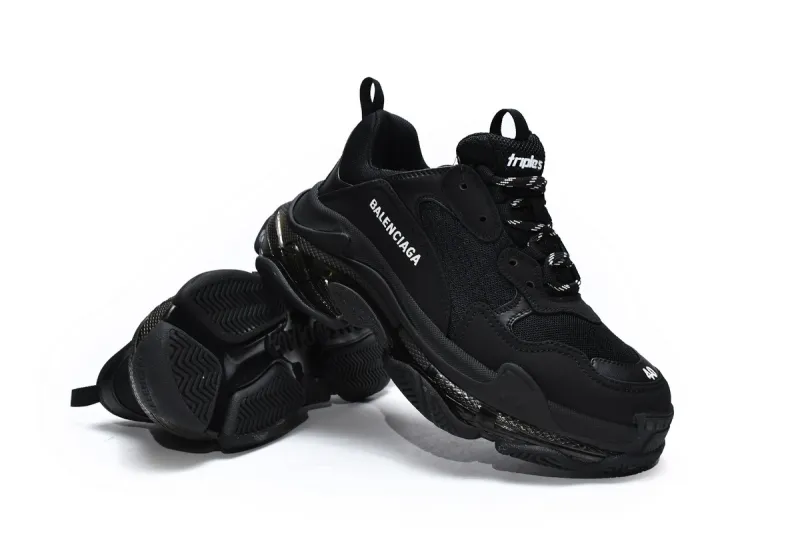  Balenciaga Triple S Black 541624 W2FB1 1000