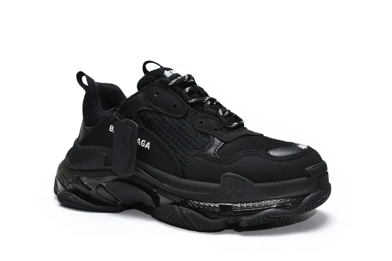  Balenciaga Triple S Black 541624 W2FB1 1000