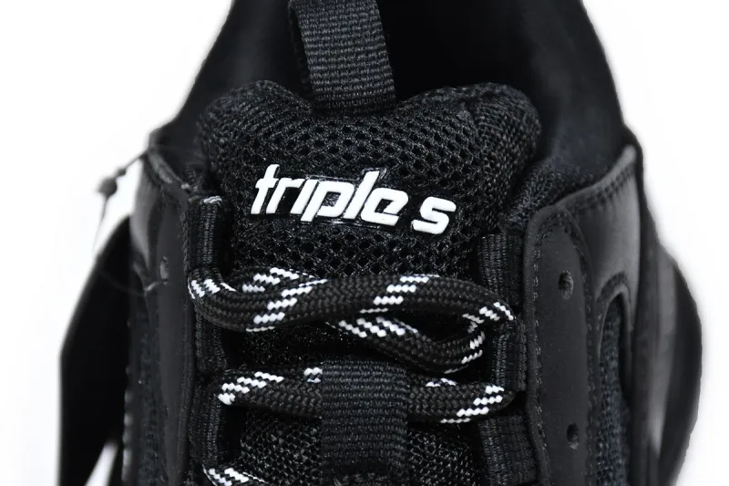  Balenciaga Triple S Black 541624 W2FB1 1000