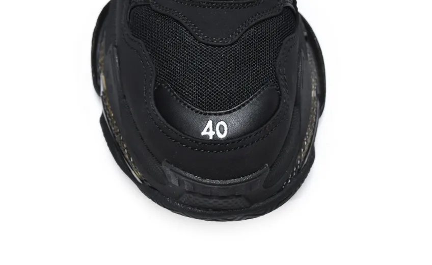  Balenciaga Triple S Black 541624 W2FB1 1000