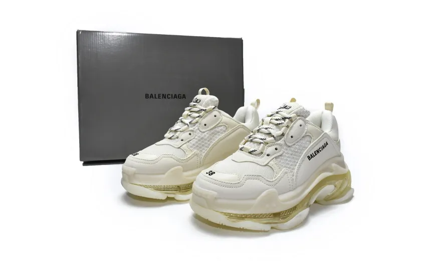  Balenciaga Triple S Creamy White 541624 W2GA1 9100