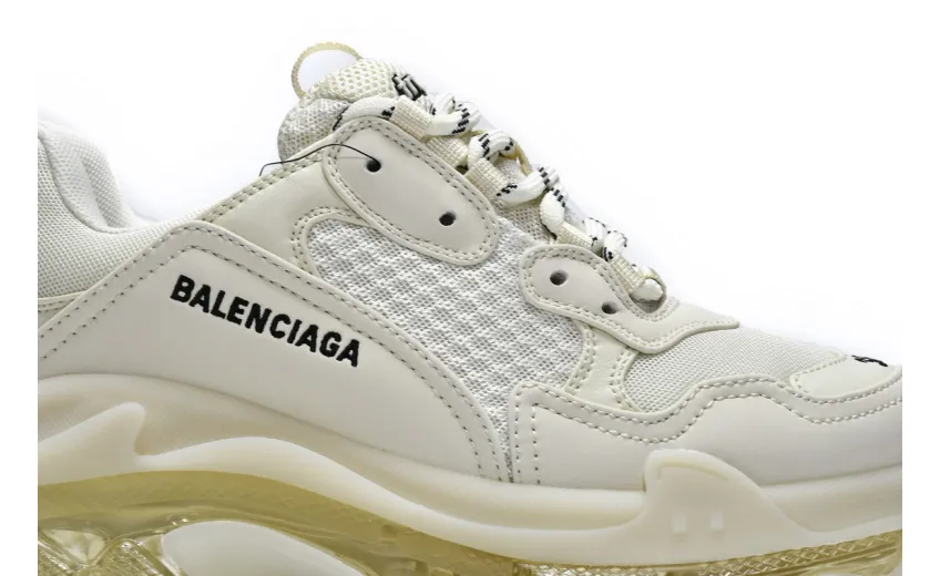  Balenciaga Triple S Creamy White 541624 W2GA1 9100