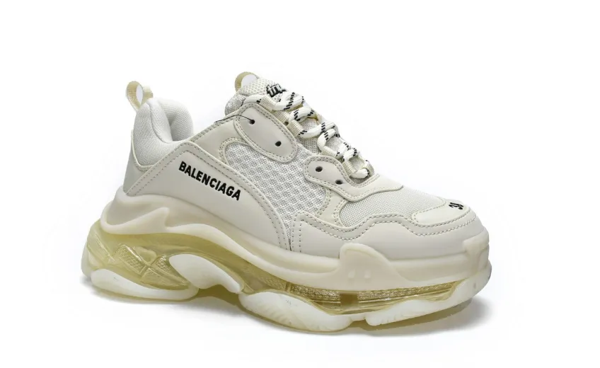  Balenciaga Triple S Creamy White 541624 W2GA1 9100