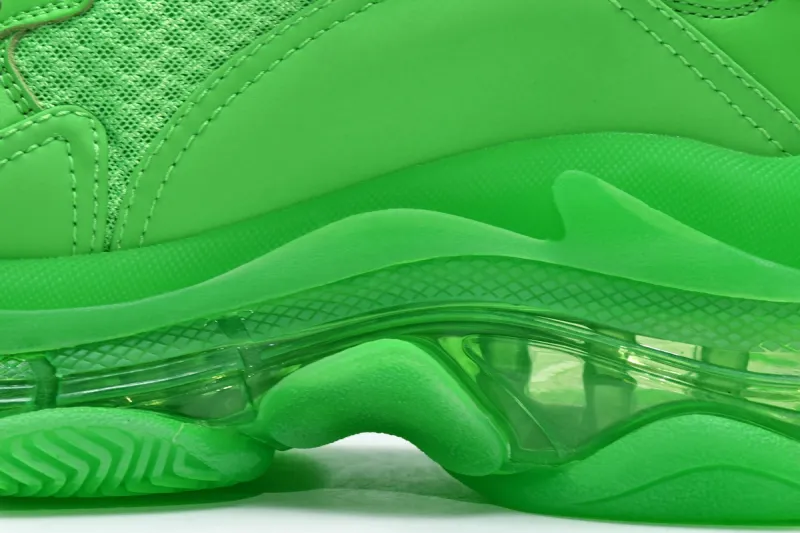 Balenciaga Triple S Fluorescent Green 541624 W09OL 3801