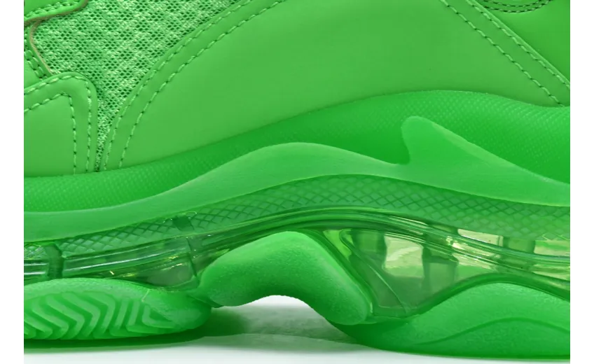  Balenciaga Triple S Fluorescent Green 541624 W09OL 3801