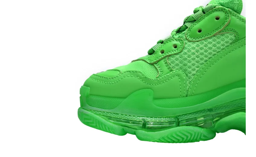  Balenciaga Triple S Fluorescent Green 541624 W09OL 3801