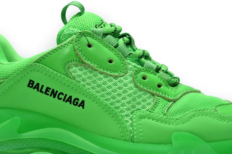  Balenciaga Triple S Fluorescent Green 541624 W09OL 3801