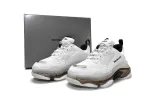  Balenciaga Triple S White Black 541624 W2GS1 9012