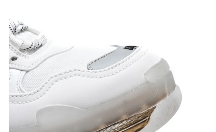  Balenciaga Triple S White Black 541624 W2GS1 9012