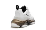  Balenciaga Triple S White Black 541624 W2GS1 9012