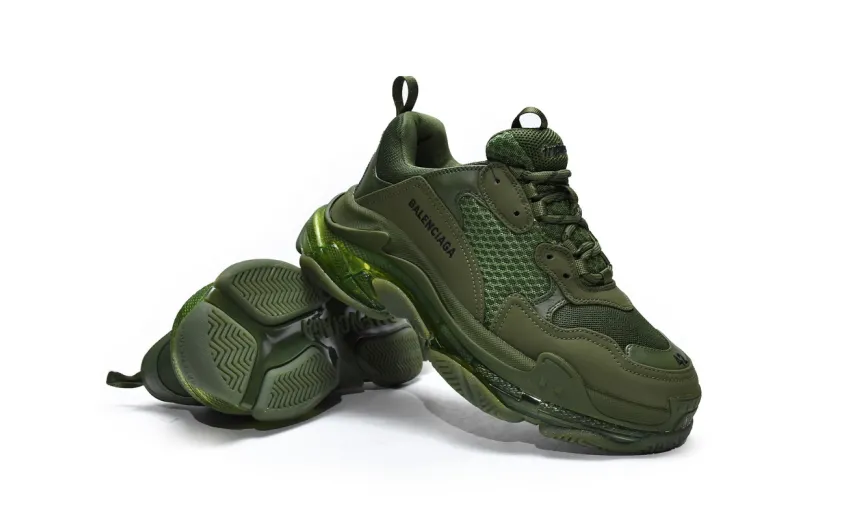  Balenciaga Triple S Pitch Green 541624 W2GA1 2325