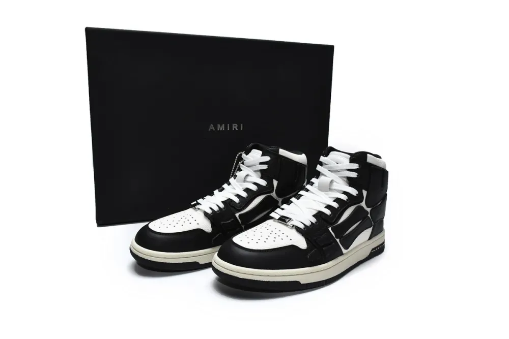  AMIRI Skel Top High Black MFS002-004	