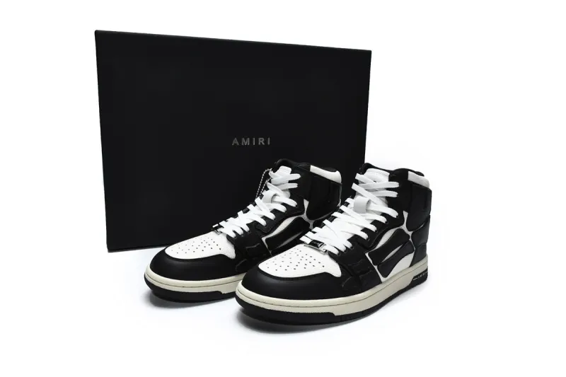  AMIRI Skel Top High Black MFS002-004	