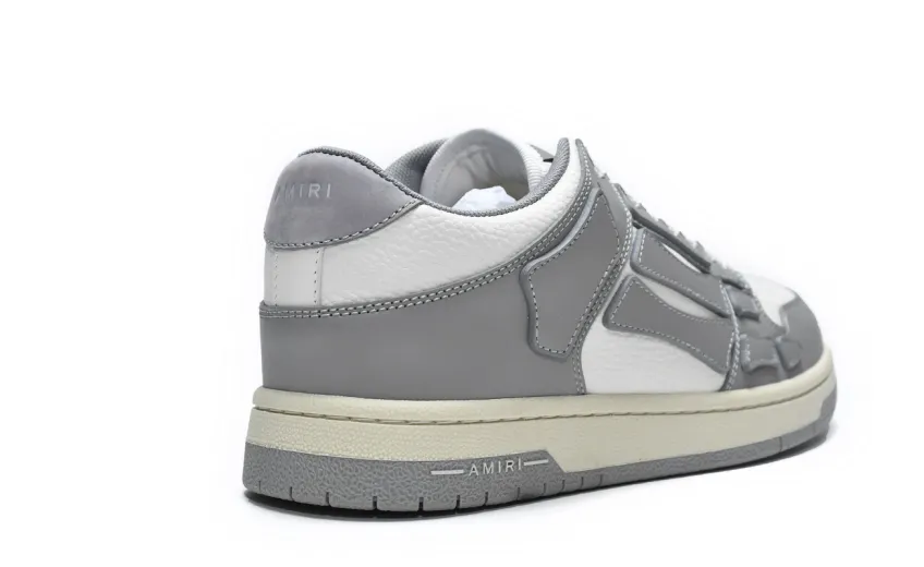  AMIRI Skel Top Low Whtie Grey MFS003-043	