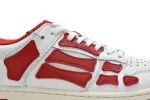  AMIRI Skel Top Low Whtie Red MFS003-124	