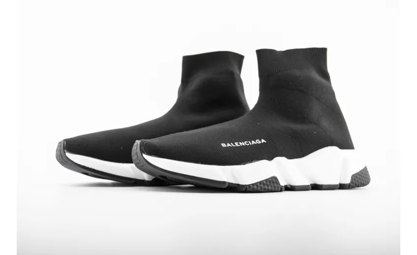  Balenciaga Speed Runner Black White