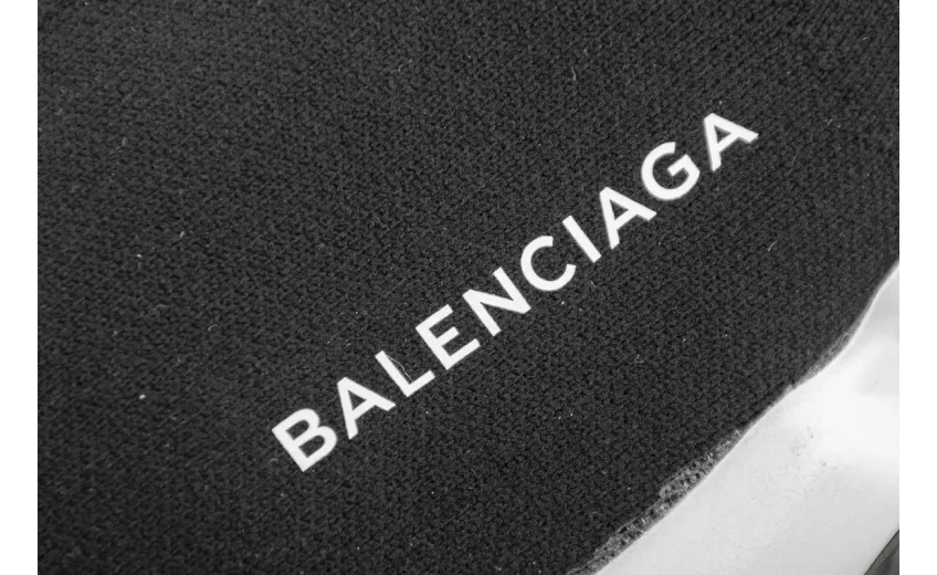  Balenciaga Speed Runner Black White